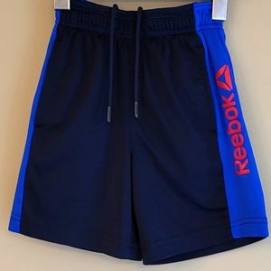 Reebok navy/royal blue athletic shorts